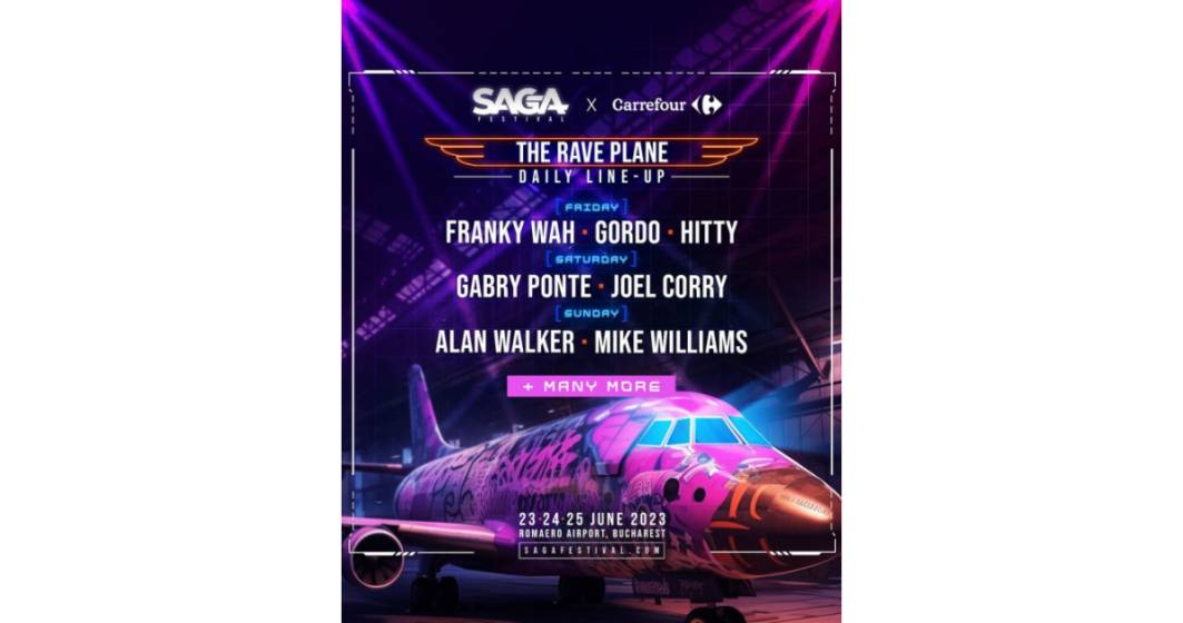 Imagine pentru articolul: SAGA Festival lansează SAGA Rave Plane, o scenă în avion cu petreceri exclusiviste