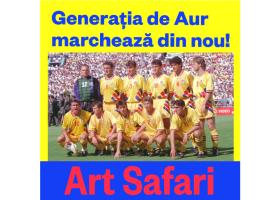 Imagine: Românii care au făcut din fotbal artă joacă și pe Lipscani, la Art Safari,...