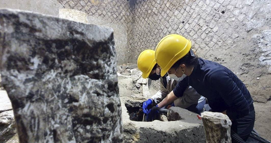 Imagine pentru articolul: O nouă descoperire la Pompei: arheologii au găsit o "cameră a sclavilor" într-o vilă romană