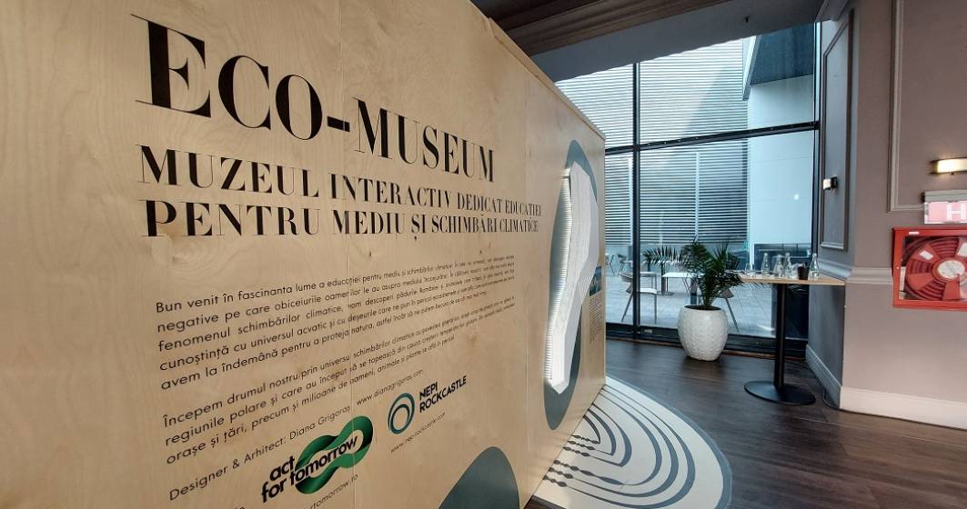 Imagine pentru articolul: FOTO  Primul Eco-Muzeu în mall. Secretar de stat: Nu doar la geografie elevii trebuie să învețe despre schimbările climatice