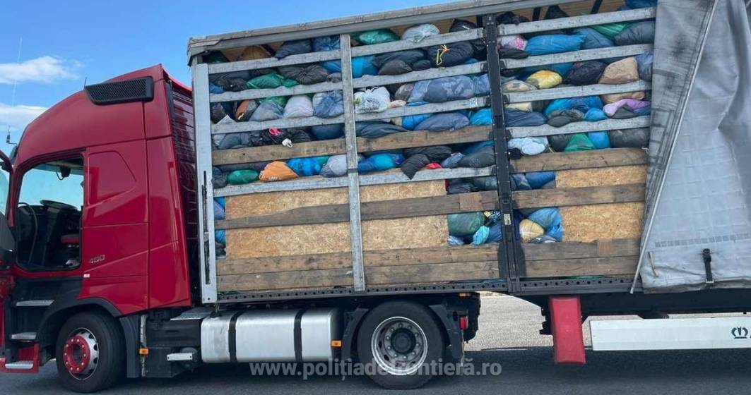 Imagine pentru articolul: Opt automarfare cu deșeuri au fost oprite la intrarea în România, la Punctul de Trecere a Frontierei Nădlac II