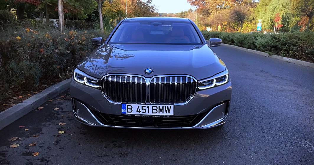 Imagine pentru articolul: Test drive cu BMW 745e facelift - sedanul care merge 40% din timp gratis