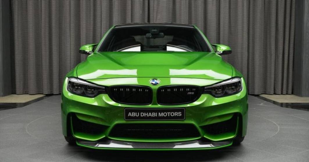 Imagine pentru articolul: BMW M3 arata si mai bine cu accesorii M Performance si culoarea Java Green