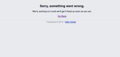 Facebook si Instagram "au picat" in Romania