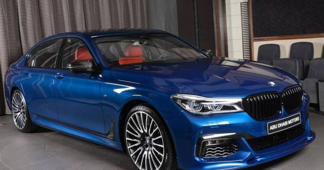 Imagine pentru articolul: Asa trebuie sa arate un BMW 750Li pe gusturile noastre. Iata opera de arta in culoarea Avus Blue