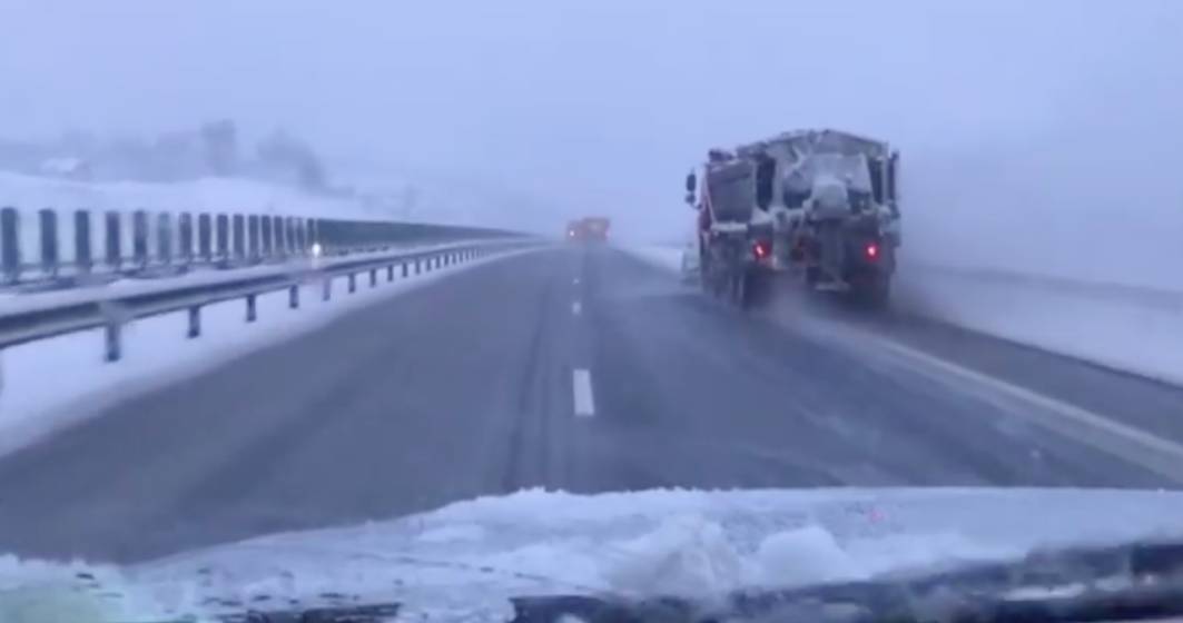 Imagine pentru articolul: Circulaţie în condiţii de iarnă pe drumurile din centrul țării. Avertizări: cod galben și portocaliu
