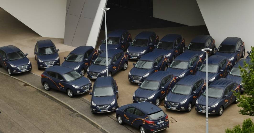 Imagine pentru articolul: O firma germana face car sharing cu masini Hyundai ix35 Fuel Cell pe hidrogen