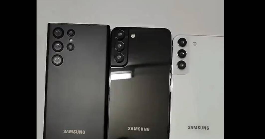 Imagine pentru articolul: Noi imagini cu Samsung Galaxy S22: cum ar urma să arate dispozitivele pe care sud-coreeni le lansează anul acesta
