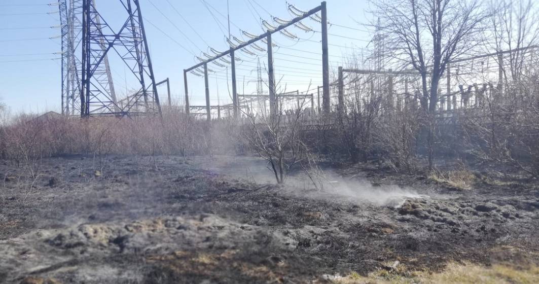 Imagine pentru articolul: Delgaz Grid: Incendiile de vegetație pun în pericol sistemul de distribuție a energiei electrice