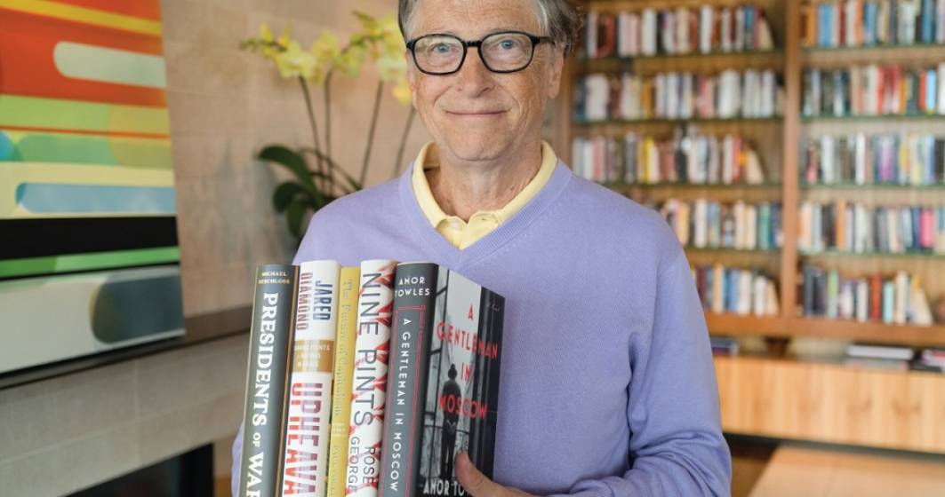 Imagine pentru articolul: Top 5 cărți recomandate de Bill Gates. Lista de lecturi a miliardarului pentru vara lui 2021