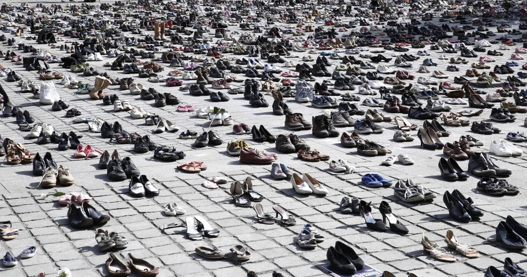 Imagine pentru articolul: Coronavirus | Pantofii au înlocuit activiştii la un protest contra încălzirii globale