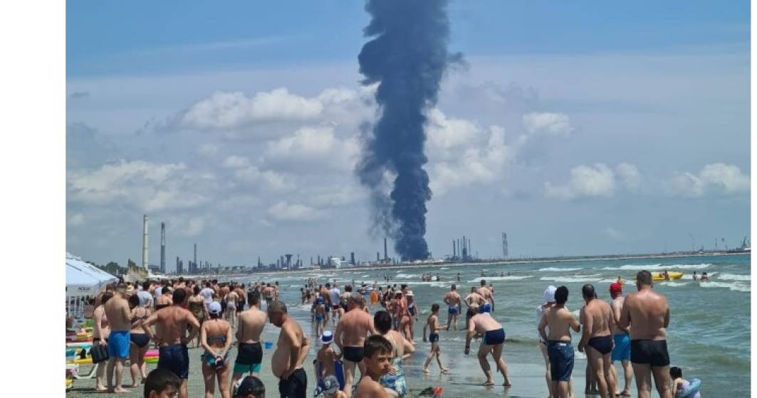 Imagine pentru articolul: ALERTĂ | Explozie și incendiu în zona rafinăriei Petromidia