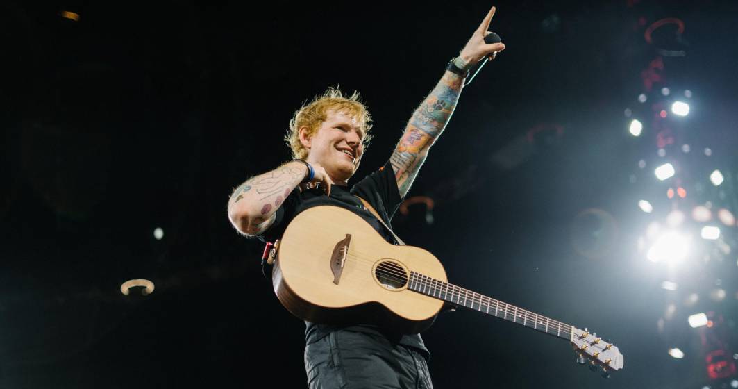 Imagine pentru articolul: Concertul lui Ed Sheeran, ”Mathematics Tour”: o scenă unică, 360 de grade