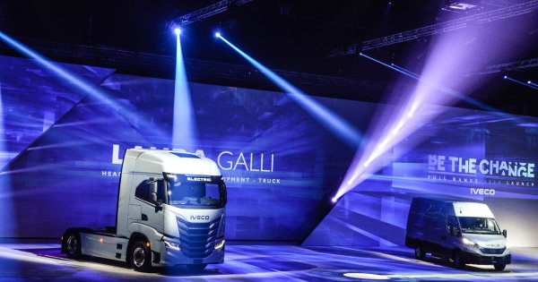 Imagine pentru articolul: Iveco a prezentat S-eWay, primul său camion 100% electric, cu o autonomie de...