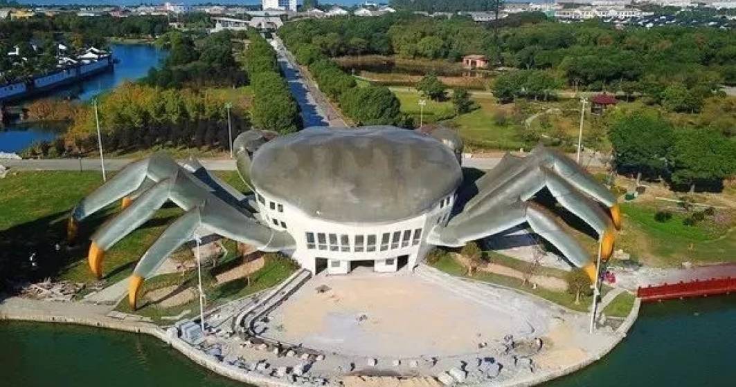 Imagine pentru articolul: Cea mai urâtă clădire din China: Centrul cultural în formă de crab