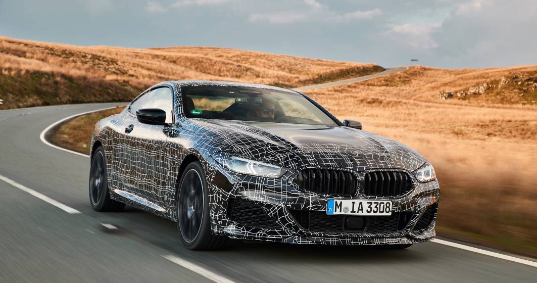 Imagine pentru articolul: BMW testeaza noul model Seria 8 Coupe in Tara Galilor