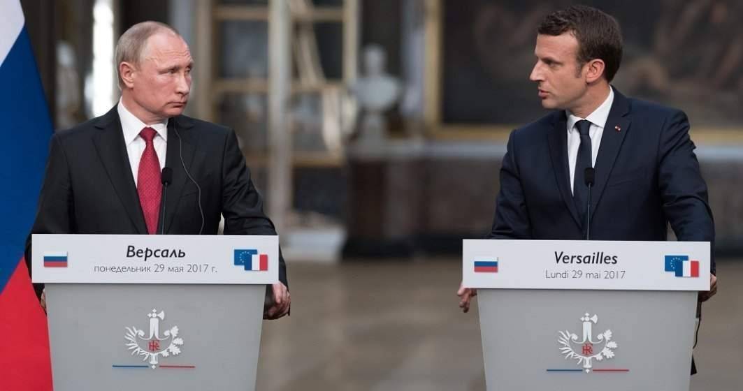 Imagine pentru articolul: Putin îl felicită pe Macron pentru realegere și îi urează ”o sănătate bună”