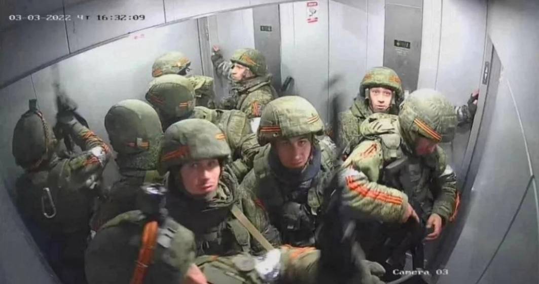 Imagine pentru articolul: Glume de război: ucrainenii au blocat în lift un grup de soldați ruși