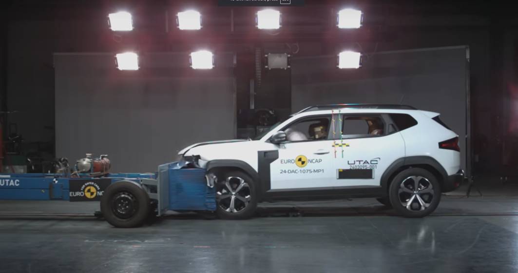 Imagine pentru articolul: Dacia Duster, izbită din toate părțile de Euro NCAP pentru siguranța ta. Câte stele a obținut