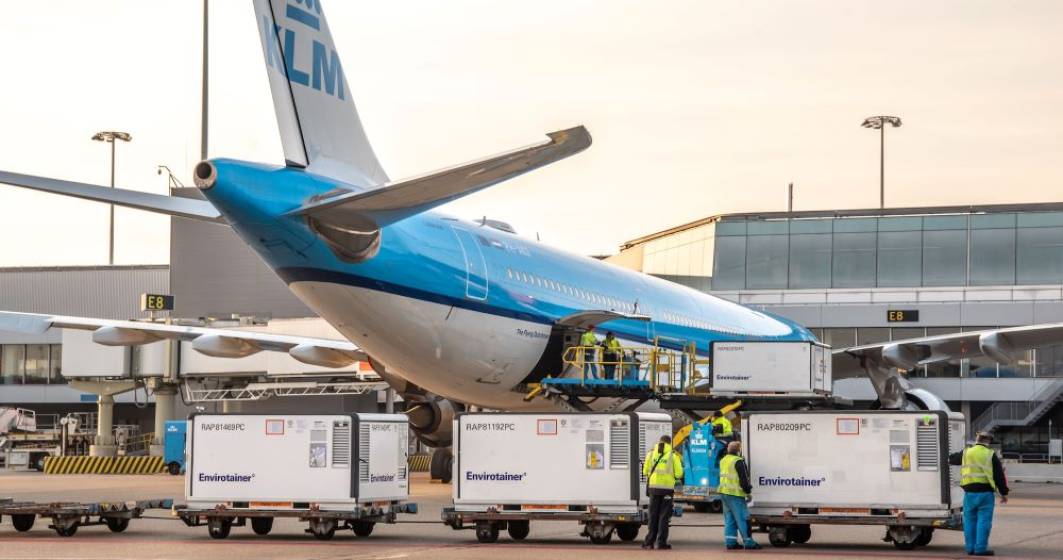 Imagine pentru articolul: Divizia CARGO a grupului Air France KLM se pregătește pentru livrarea vaccinului COVID-19