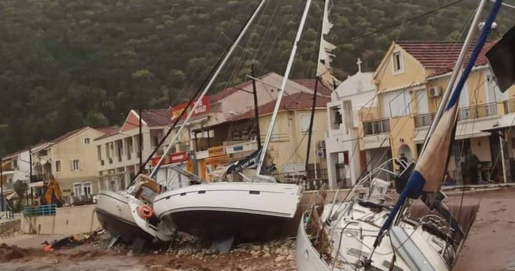 Imagine pentru articolul: Grecia este lovită de un uragan format în Marea Mediterană