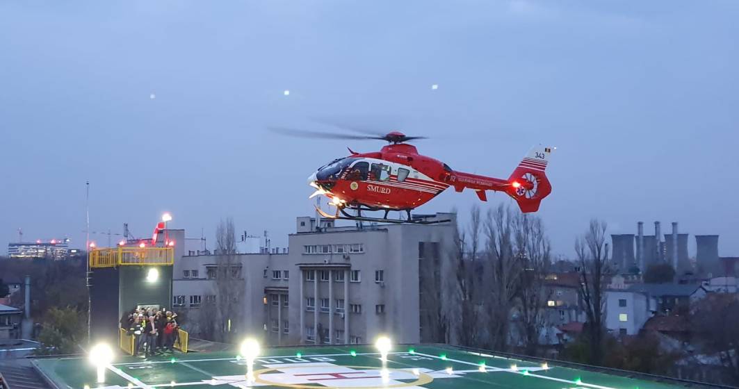 Imagine pentru articolul: Spitalul Universitar de Urgenta Bucuresti anunta efectuarea primului zbor pe noul heliport de 1 milion de euro
