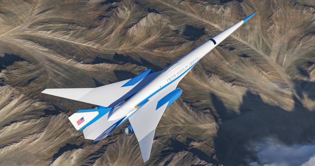Imagine pentru articolul: FOTO | Cum va arăta noul Air Force One supersonic și cabinele sale