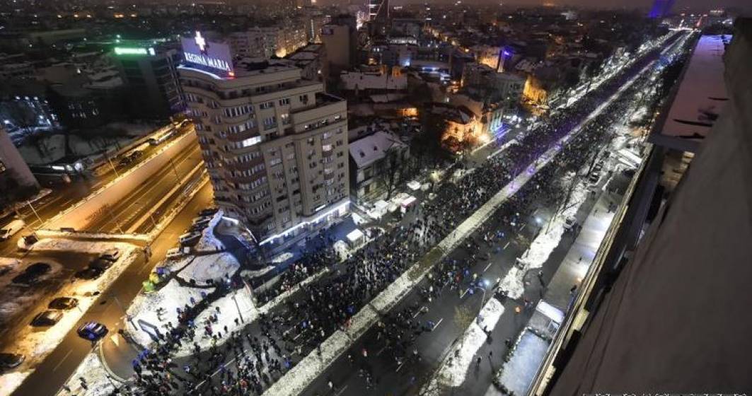 Imagine pentru articolul: Mii de oameni in strada: proteste ample in toata tara impotriva legii amnistiei si gratierii