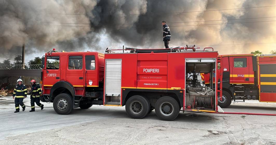 Imagine pentru articolul: Incendiu de proporții lângă București, în Glina. A fost transmisă avertizare RO-ALERT