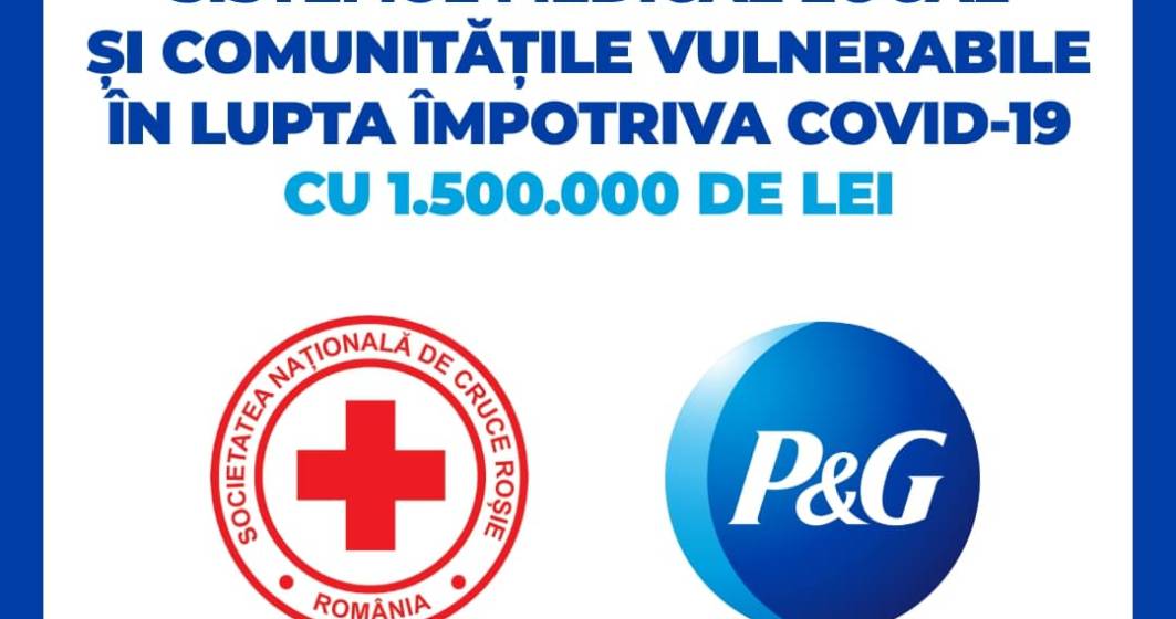 Imagine pentru articolul: Covid-19 | Procter & Gamble România donează 1,5 milioane de lei către Crucea Roșie