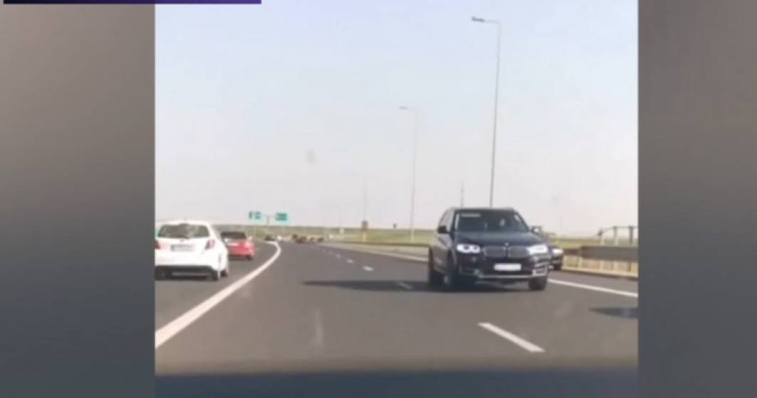 Imagine pentru articolul: VIDEO. Mașini filmate în timp ce merg pe contrasens pe Autostrada Soarelui