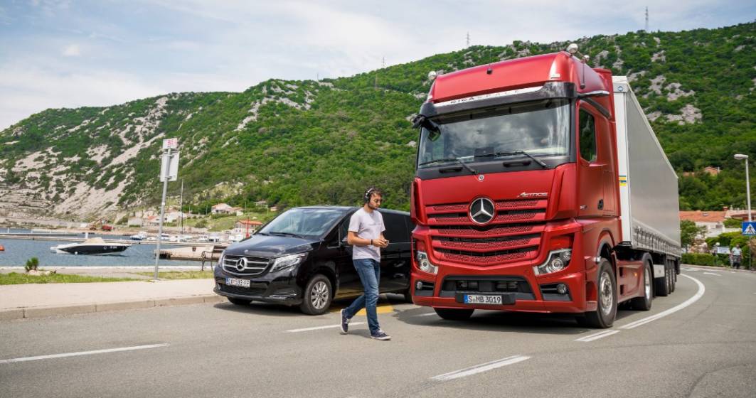 Imagine pentru articolul: Mercedes-Benz Trucks a prezentat noul Actros. Modelul ajunge pe piata in primavara 2019