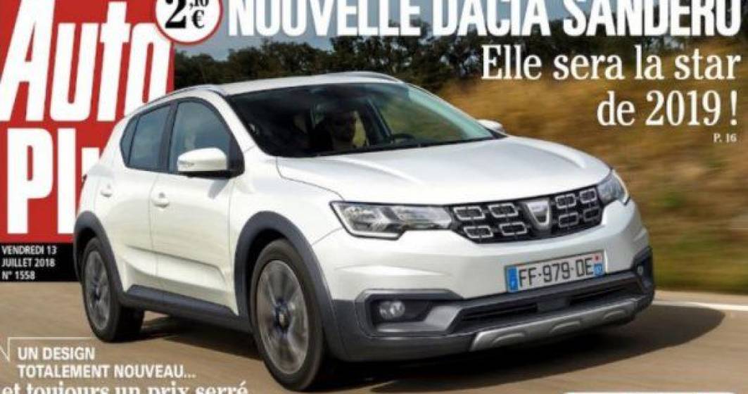 Imagine pentru articolul: Noua Dacia Sandero: presa franceza publica prima poza