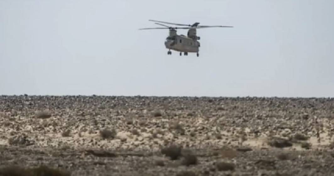 Imagine pentru articolul: Un elicopter al Forței Multinaționale de Observatori s-a prăbușit în Egipt. 8 militari și-au pierdut viața
