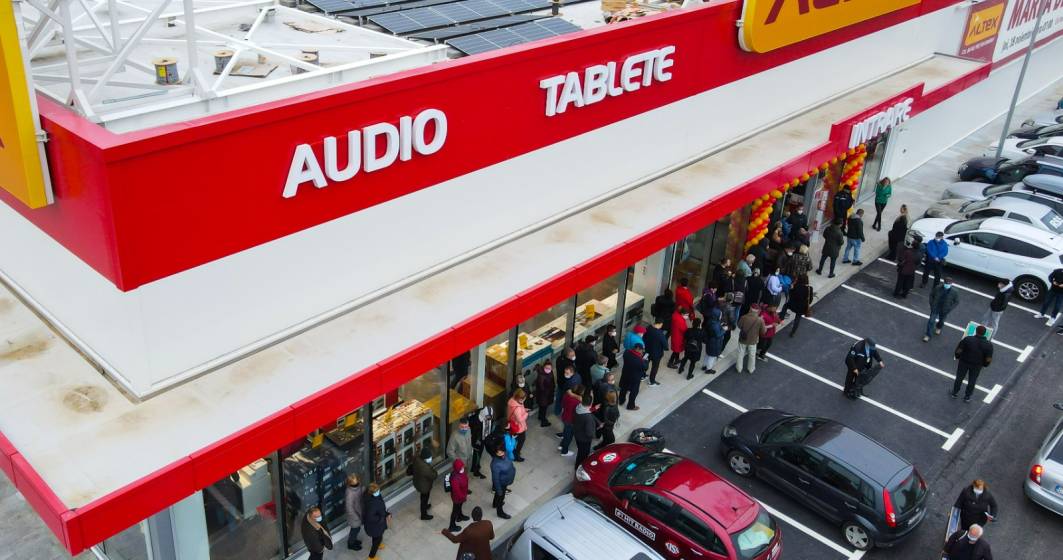 Imagine pentru articolul: Ultimele trei magazine deschise de Altex au generat vânzări de 750.000 de euro în weekend-urile de lansare