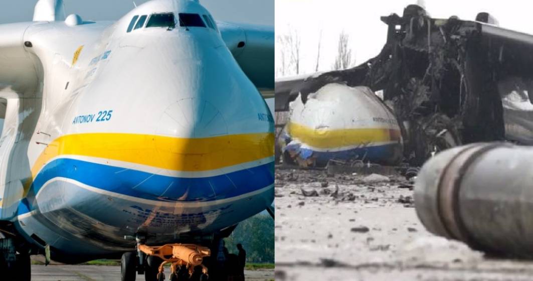 Imagine pentru articolul: Galerie FOTO  Cum arăta și cum arată acum cel mai mare avion din lume distrus de ruși