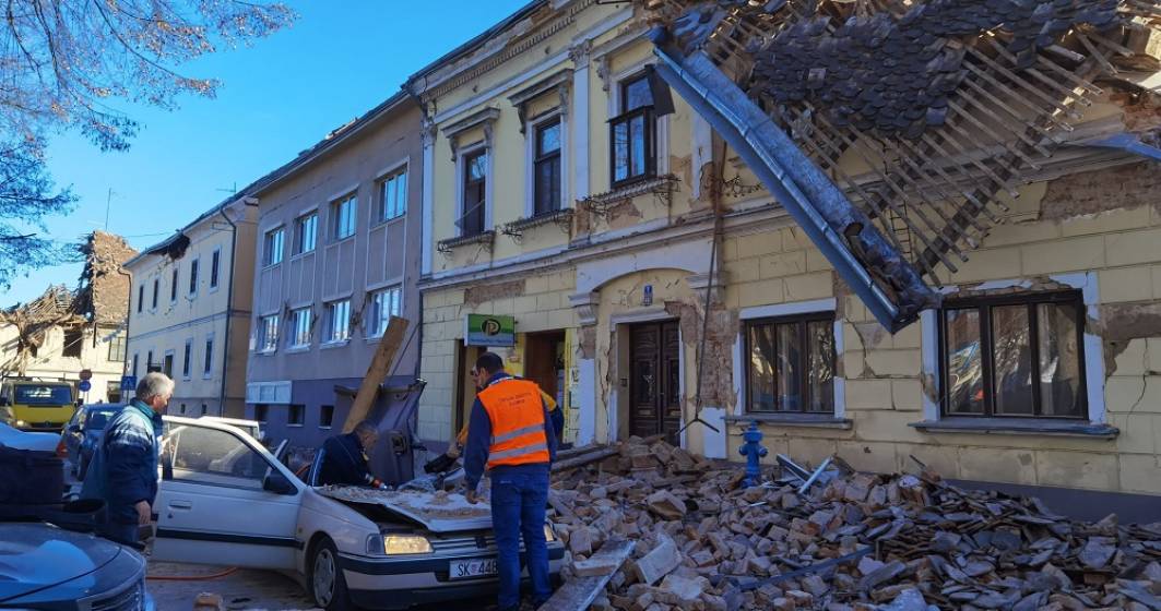 Imagine pentru articolul: VIDEO: Cutremur în Croația cu magnitudinea de 6,4