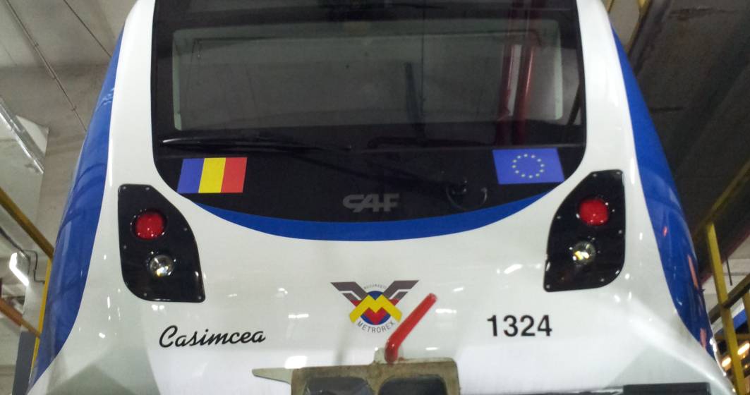 Imagine pentru articolul: CAF a finalizat livrarea a opt noi trenuri pentru Metrorex