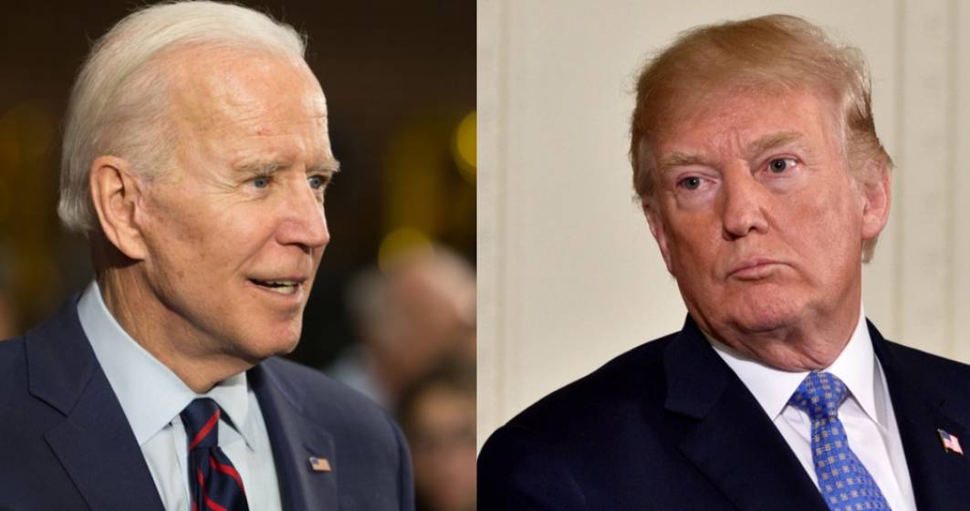 Imagine pentru articolul: Cursă strânsă între Joe Biden și Donald Trump