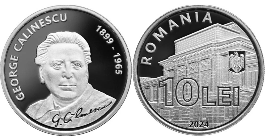 Imagine pentru articolul: BNR lansează o nouă monedă de 10 lei, care sărbătorește nașterea lui George Călinescu