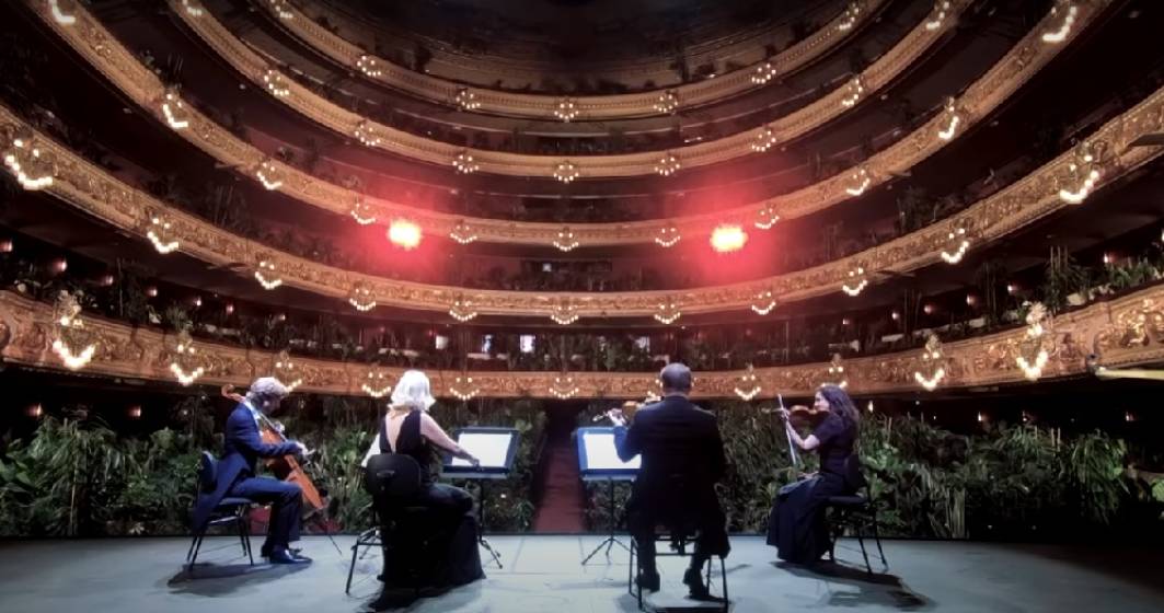 Imagine pentru articolul: VIDEO  Opera Liceu din Barcelona s-a redeschis cu un concert pentru plante