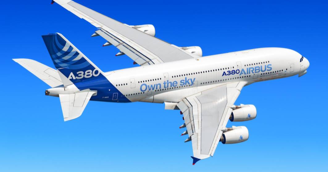 Imagine pentru articolul: Un avion Airbus A380, unul dintre giganții cerului, a zburat cu ulei folosit la prăjit