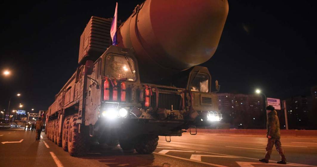 Imagine pentru articolul: Oficial al Kremlinului: Nimeni din Rusia nu se gândește nici măcar la ideea de a utiliza o armă nucleară în războiul din Ucraina