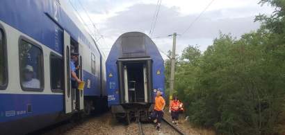 Mai multe vagoane ale unui tren cu 200 de călători au deraiat aproape de...