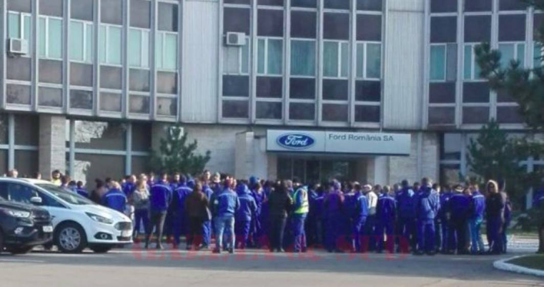 Imagine pentru articolul: Protest spontan la Ford Craiova