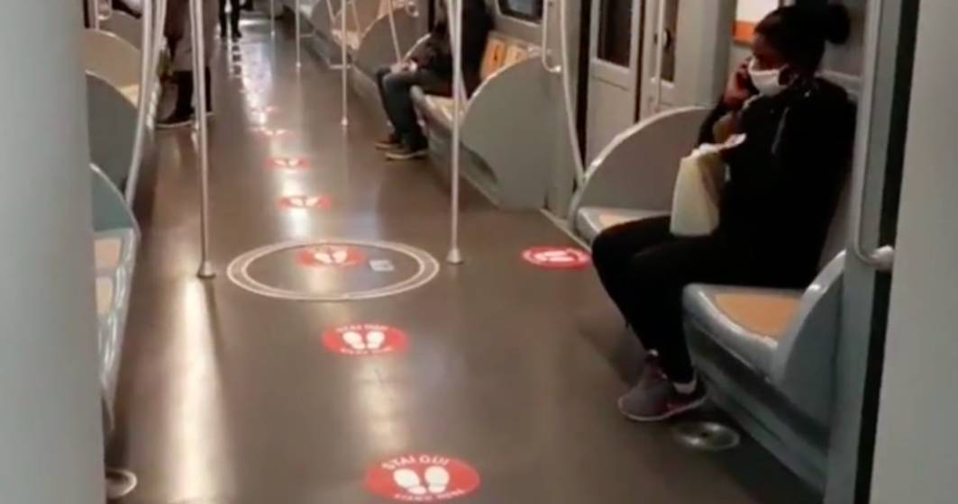Imagine pentru articolul: Măsuri luate în Italia pentru a asigura distanța în metrou între călători