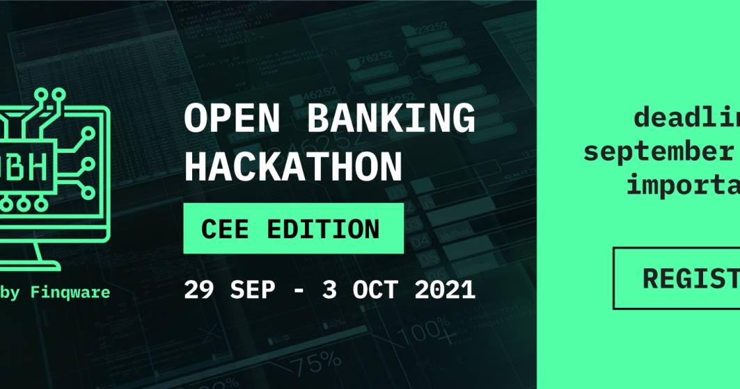 Imagine pentru articolul: Finqware anunță cea de-a treia ediție a hackathon-ului de open banking. Care sunt domeniile acoperite?