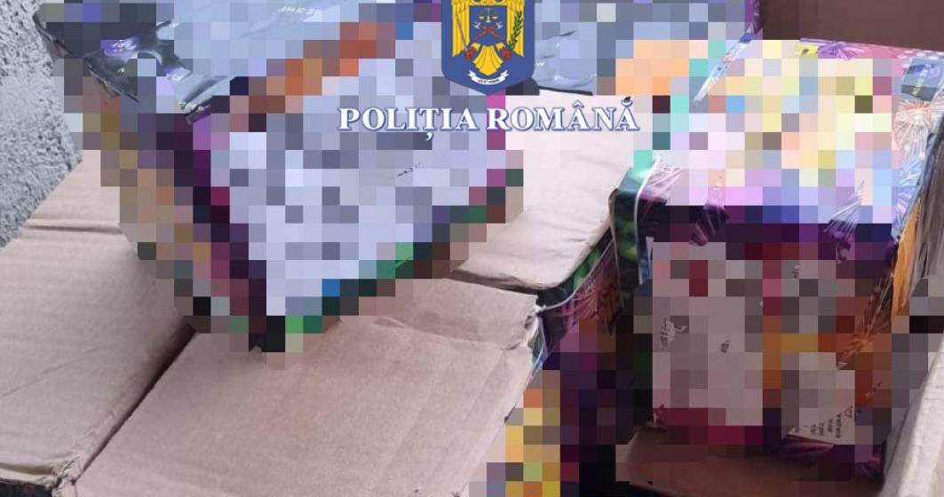 Imagine pentru articolul: Peste 19 tone de artificii și petarde au fost confiscate de polițiștii români, în mai puțin de două săptămâni