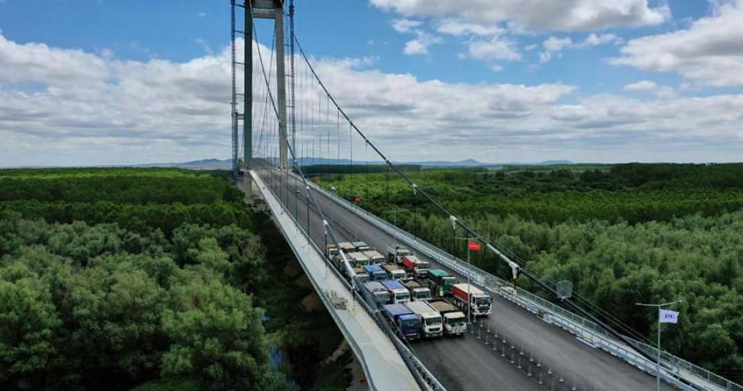 Imagine pentru articolul: Podul peste Dunăre între Brăila și Tulcea, deschis pe 6 iulie. Planul e însă de pe vremea lui Ceaușescu