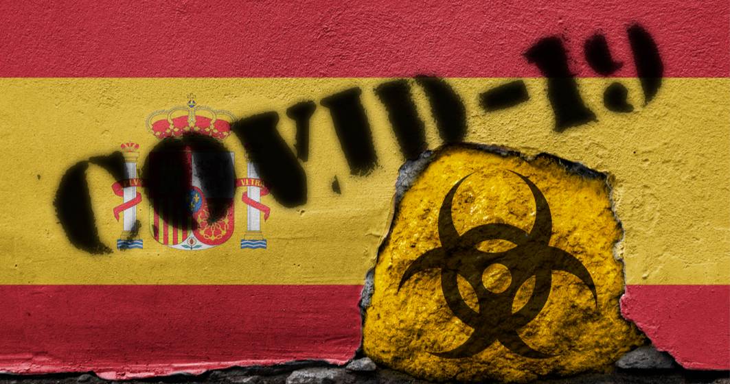 Imagine pentru articolul: Spania, pe primul loc la numărul de cazuri de COVID raportate la populație în ultimele 14 zile